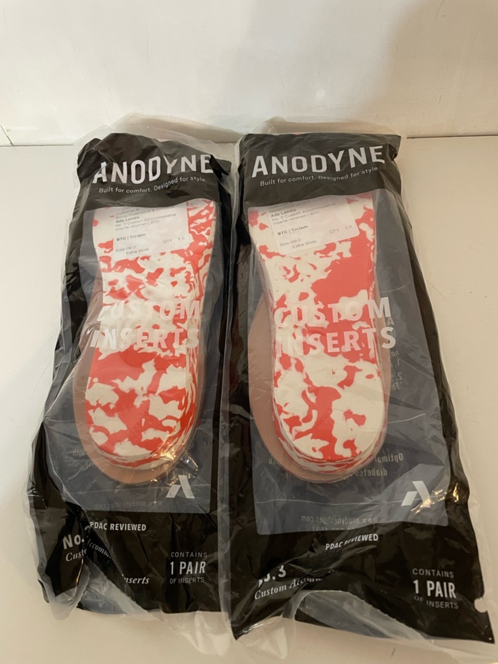 Anodyne Shoe Inserts NWT